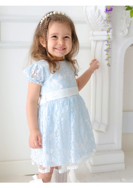 Emma Kız Çocuk Güpür Detaylı Elbise fiyatları
