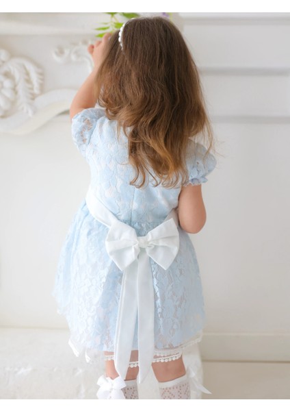 Emma Kız Çocuk Güpür Detaylı Elbise fırsatları