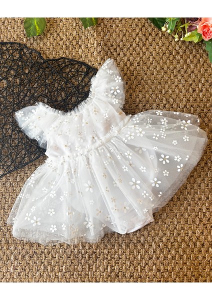 Dora Papatya Kız Bebek Romper