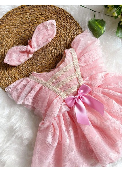 Liya Bandanalı Kız Bebek Romper fiyatları