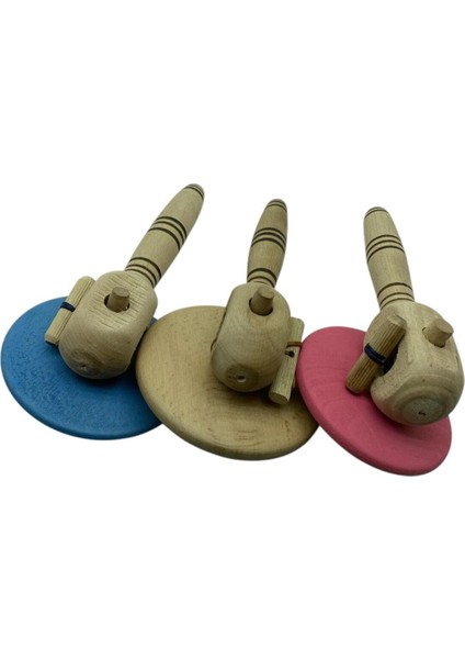 El Yapımı Renkli Ahşap Topaç, Geleneksel ve Eğlenceli Oyuncak modelleri