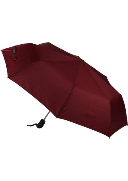Bordo Otomatik Hafif ve Dayanıklı Rüzgârda Mükemmel Koruma Şemsiyesi