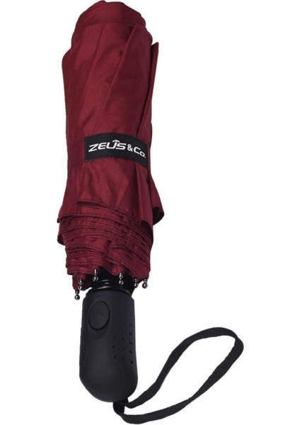 Bordo Otomatik Hafif ve Dayanıklı Rüzgârda Mükemmel Koruma Şemsiyesi fırsatları