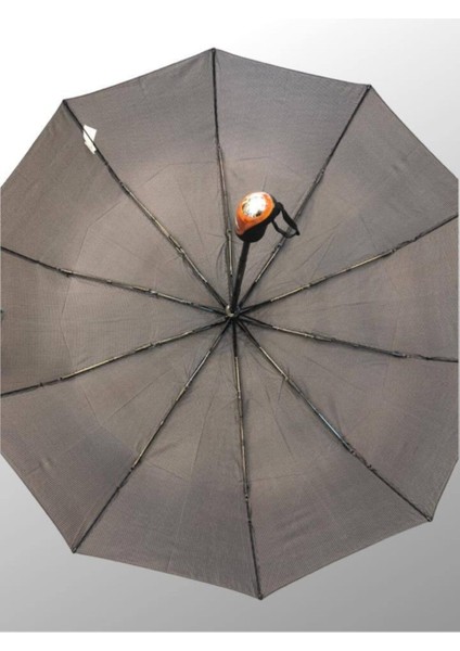 Gri Tam Otomatik Erkek Şemsiye, Şık ve Dayanıklı Koruma indirimleri