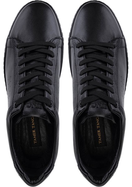 Erkek Hakiki Deri Siyah Sneakers & Spor Ayakkabı 1174 041 Erk Ayk SK25-26 Sıyah Dr indirimleri