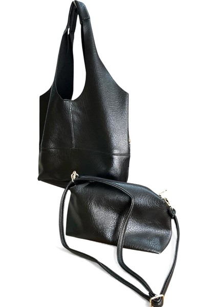 1096 Kadın Salash Büyük Boy Omuz Çantası Siyah fiyatları