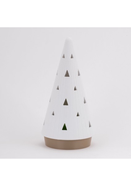 3D Baskı Plastik Yılbaşı Ağacı Seti 2’li – Mumlu (Sarı & Yeşil) indirimleri