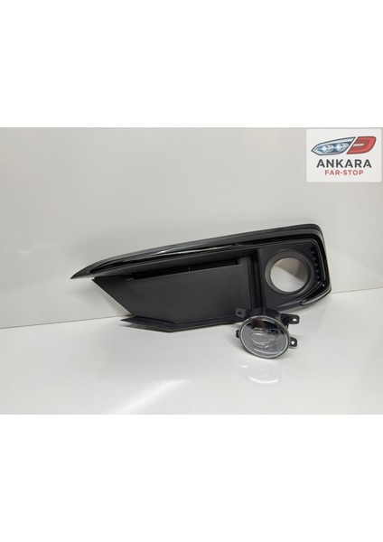 Honda Civic Fc5 2019-2021 Makyajlı Kasa Sis Lamba ve Kapak Takımı Ön Sol (Siyah Tip Kapak+Ledli Sol Ön Sis) modelleri