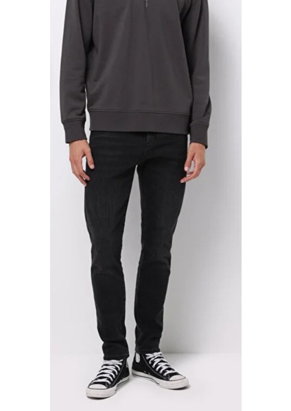 Erkek Normal Bel Düğmeli Dar Paça Üst Kalite Jean Pantolon fiyatları