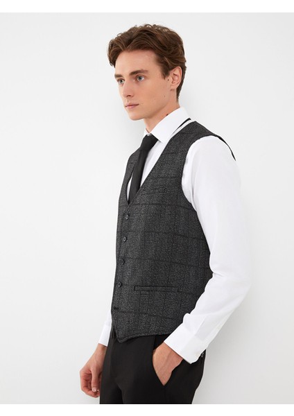 Yeni Sezon Dar Kalıp Klasik Erkek Yelek
