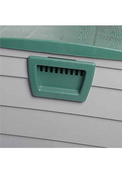 Tekerlekli Modern Bahçe Depolama Sandığı