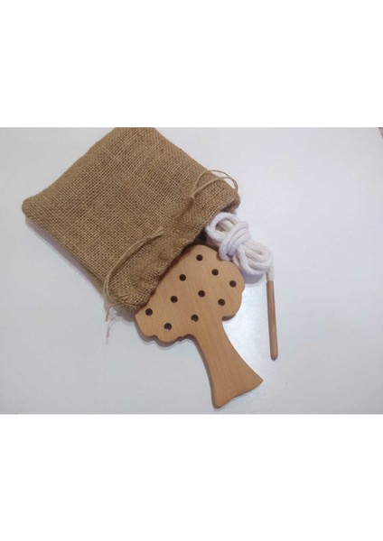 Kahverengi Ağaç Ip Geçirme Seti, Güçlü ve Dayanıklı Tasarım fiyatları