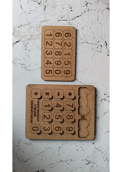 Boyanabilir Ahşap Hesap Makinesi Eğitici Öğretici Geliştirici Oyuncak indirimleri