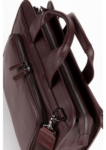 %100 Hakiki Deri Business Laptop & Evrak Çantası 14 Inç indirimleri