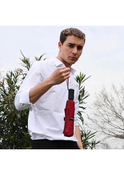 Renkli Tam Otomatik Rüzgar Dayanıklı Çanta Boy Şemsiye