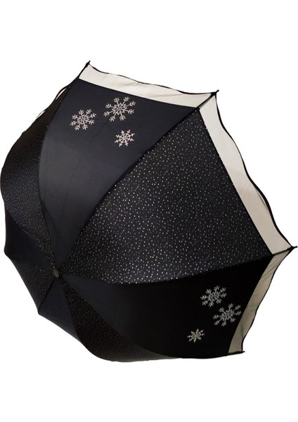 Şemsiye, Kar Tanesi Taş Baskılı, Şık ve Kullanışlı, Dayanıklı Tasarım fiyatları