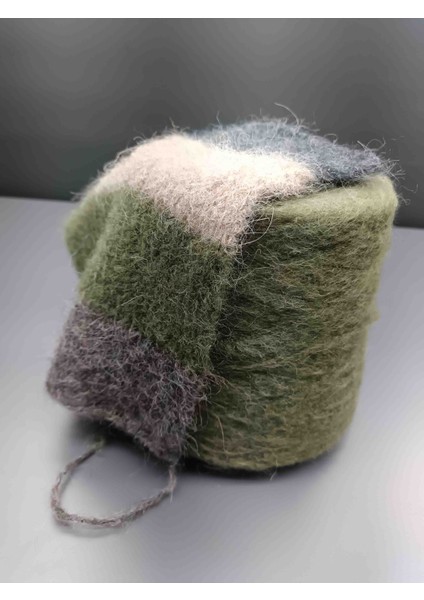 %70 Alpaka El Örgü Ipi 300 gr Yeşil