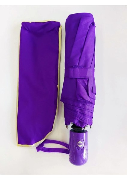 Mor Otomatik Şemsiye, Dayanıklı ve Rüzgara Karşı Güçlü Tasarım