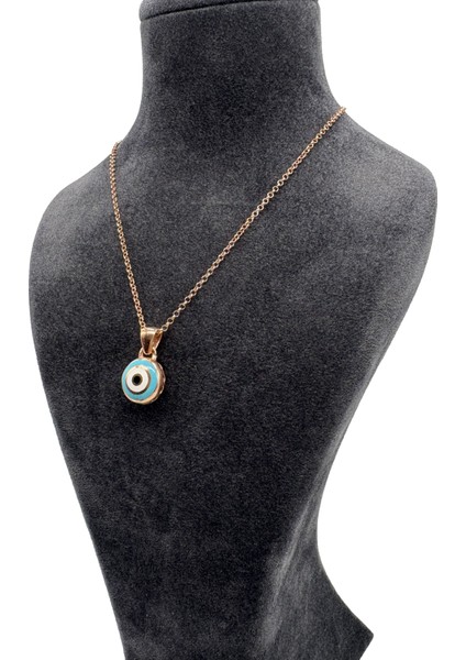 Gümüş Nazar Boncuklu Rose Kolye fiyatları