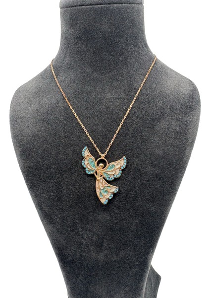 Gümüş Melekli Kolye modelleri