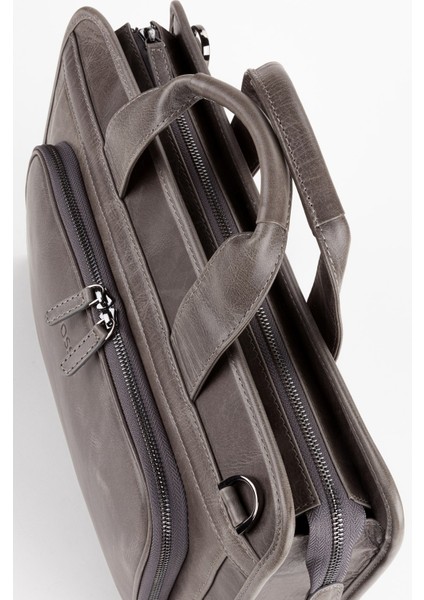 %100 Hakiki Deri Business Laptop & Evrak Çantası 14 Inç fırsatları