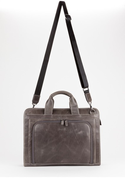 %100 Hakiki Deri Business Laptop & Evrak Çantası 14 Inç