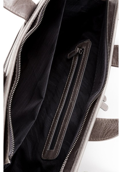 %100 Hakiki Deri Business Laptop & Evrak Çantası 14 Inç