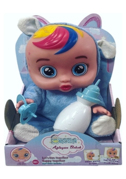 Ağlayan Bebek Beyaz Mavi Pembe modelleri