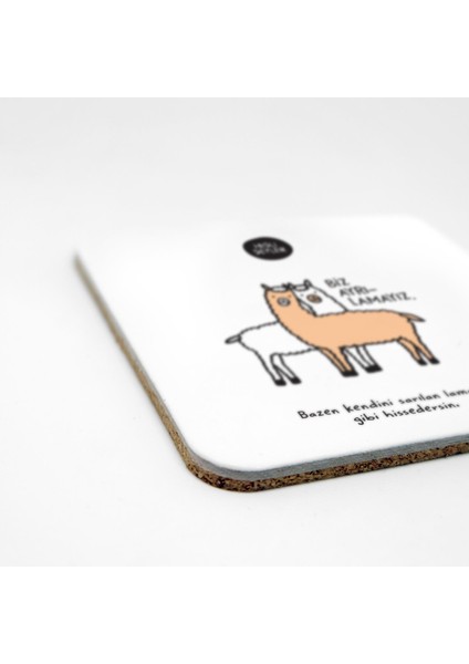 Biz Ayrılamayız 2'li Bardak Altlığı Seti fiyatları