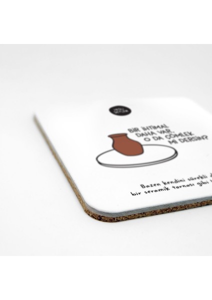 Bir Ihtimal Daha Var 2'li Bardak Altlığı Seti fiyatları