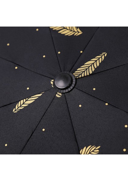 Tam Otomatik Siyah Şemsiye, Hafif ve Dayanıklı, Pratik Kullanım