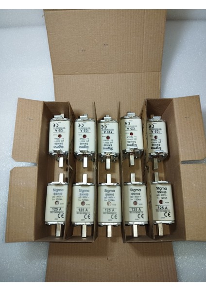 SNH00I0125 120KA 125A NH00 Çift Göstergeli Bıçaklı Sigorta