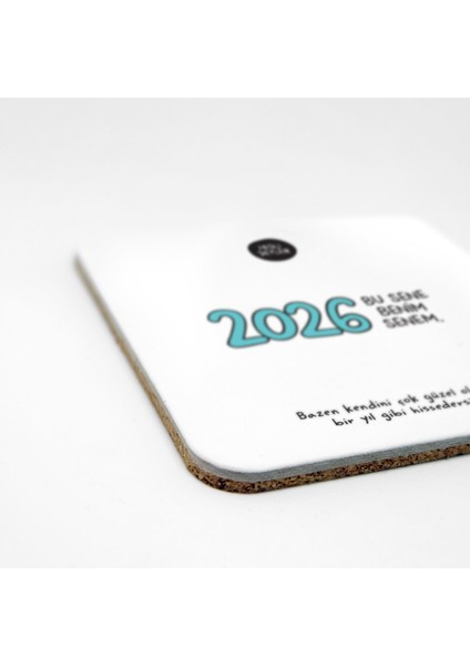 Bu Sene Benim Senem 2'li Bardak Altlığı Seti fiyatları