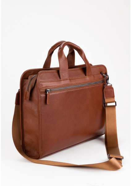 %100 Hakiki Deri Business Laptop & Evrak Çantası 14 Inç fırsatları