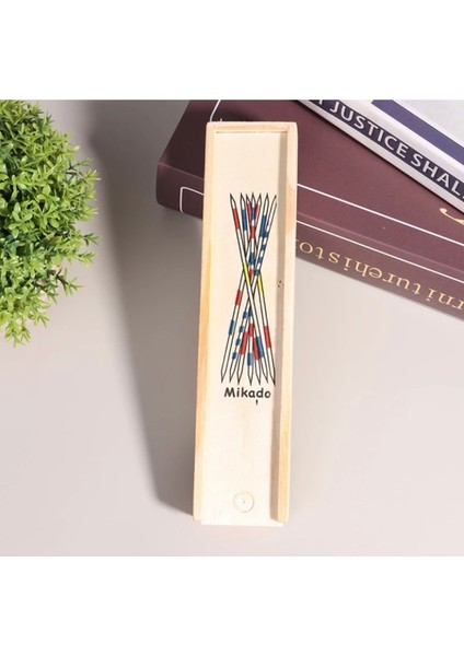 Kahverengi Mikado Oyun Çubukları, Eğlenceli ve Zarif Ahşap Tasarım fiyatları