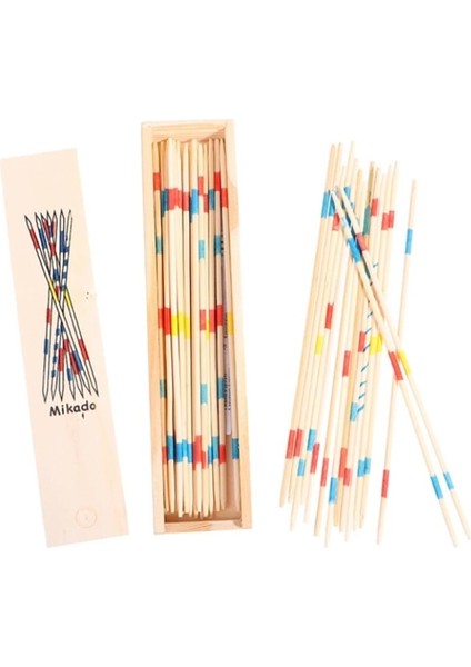 Kahverengi Mikado Oyun Çubukları, Eğlenceli ve Zarif Ahşap Tasarım indirimleri