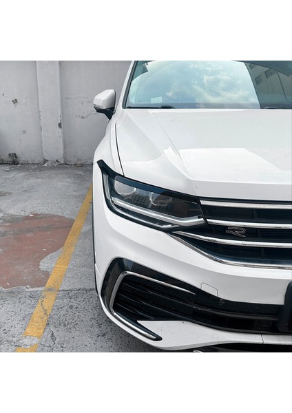 Araba Far Kaşları Vw Tiguan Mk2 Için Kapak 5 2021-2023 Araba Lambası Göz Kapakları Kapak Döşeme Aksesuarları (Yurt Dışından) indirimleri