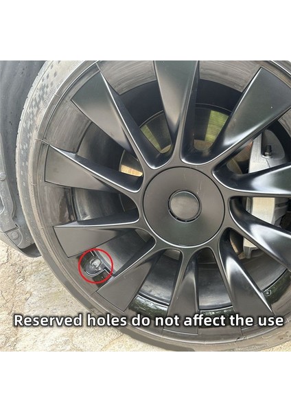 Tesla Için 20 Inç Tekerlek Göbek Kapağı Döşeme Model Y Hubcaps Yedek Rim Koruyucu Dış Aksesuarlar (Mat Siyah) (Yurt Dışından) indirimleri