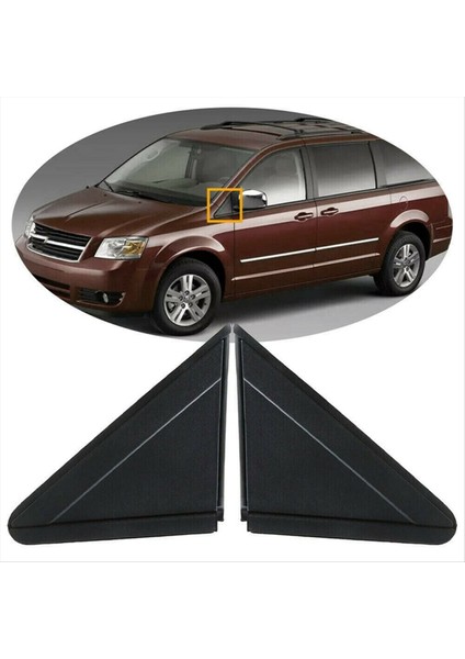 1paır Mısror Flach Aplıthe Dodge Grand Caravan Chrysler Town Side Görünüm Ayna Üçgen Trim 1AN69RXFAA 1AN69RXFAB (Yurt Dışından) fırsatları