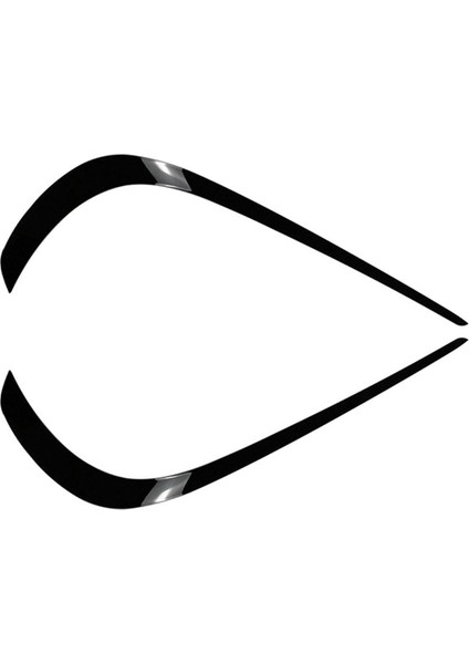 Ön Tampon Ayırıcı Spoiler Sis Lambası Kaşları Mercedes Için For Benz E Sınıf W212 Facelift 2013-2015 Piyano Siyahı (Yurt Dışından) fiyatları