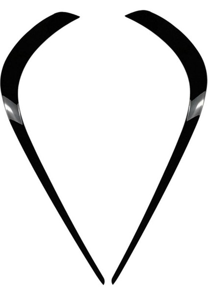 Ön Tampon Ayırıcı Spoiler Sis Lambası Kaşları Mercedes Için For Benz E Sınıf W212 Facelift 2013-2015 Piyano Siyahı (Yurt Dışından) modelleri