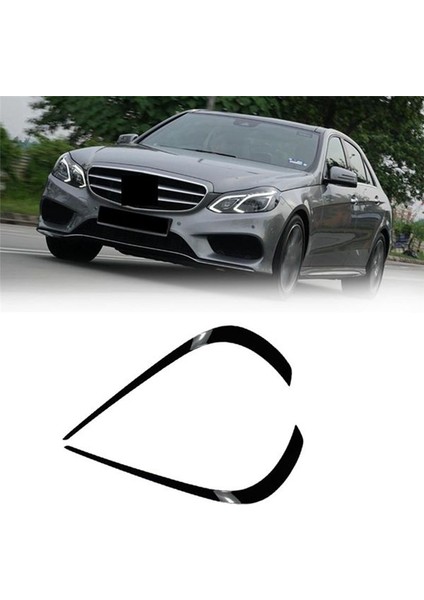 Ön Tampon Ayırıcı Spoiler Sis Lambası Kaşları Mercedes Için For Benz E Sınıf W212 Facelift 2013-2015 Piyano Siyahı (Yurt Dışından) fırsatları