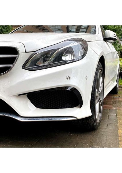 Ön Tampon Ayırıcı Spoiler Sis Lambası Kaşları Mercedes Için For Benz E Sınıf W212 Facelift 2013-2015 Piyano Siyahı (Yurt Dışından) indirimleri