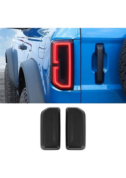 Ford Bronco Için Tail Işık Kapağı 2021 2022 2023 Arka Lamba Koruma Koruyucu Dış Aksesuarlar (Siyah Füme) (Yurt Dışından) fiyatları