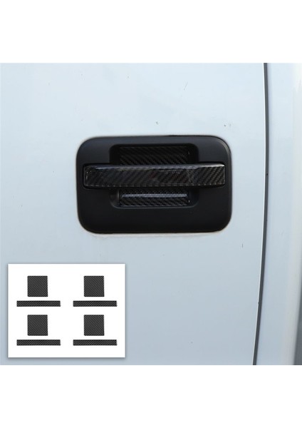 Araba Dış Kapı Kolu Kase Kapağı Kaplama Çıkartmaları Ford F150 2009-2014 Aksesuarlar Için Dekorasyon Yumuşak Karbon Fiber (Yurt Dışından) fiyatları