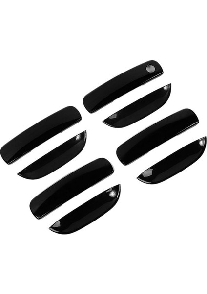 Dodge Charger Için 2011-2023 Dış Kapı Kolu Kapak Trim ve Kapı Kasesi Kapak Döşeme Aksesuarları Siyah 8 Pcs (Yurt Dışından) indirimleri