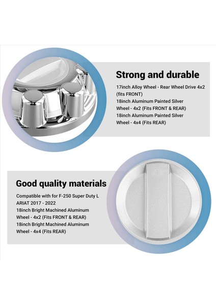 Tekerlek Merkezi Hub Kapağı HC3Z-1130-J HC3Z1130J Ford F-250 F-350 Süper Görev 2017-2022 (Yurt Dışından) fırsatları