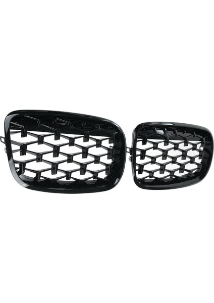 Araba Elmas Izgaraları Ön Böbrek Izgara Bmw E70 E71 E72 X5 X6 2007-2013 Siyah Için (Yurt Dışından) fırsatları