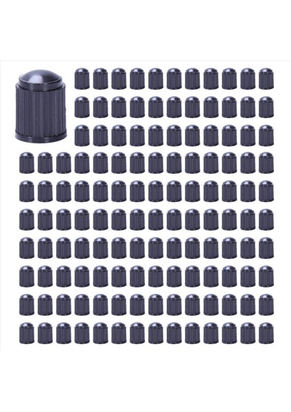 600 Seti - Siyah Plastik Yedek Valf Kapakları Arabalar Kamyonlar Motosikletler Atv Schrader Lastik Kapakları (Yurt Dışından)