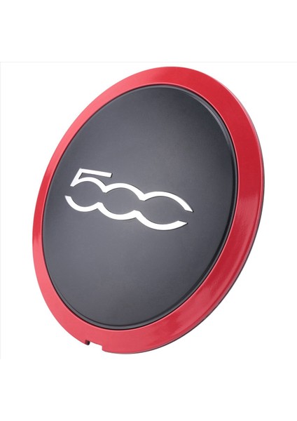 2pcs 133MM Fiat Için Hubcap 500 Tekerlek Merkezi Hub Kapakları Amblem Etiketi 68078419AC 68078421AC 51884863 Kırmızı (Yurt Dışından) modelleri